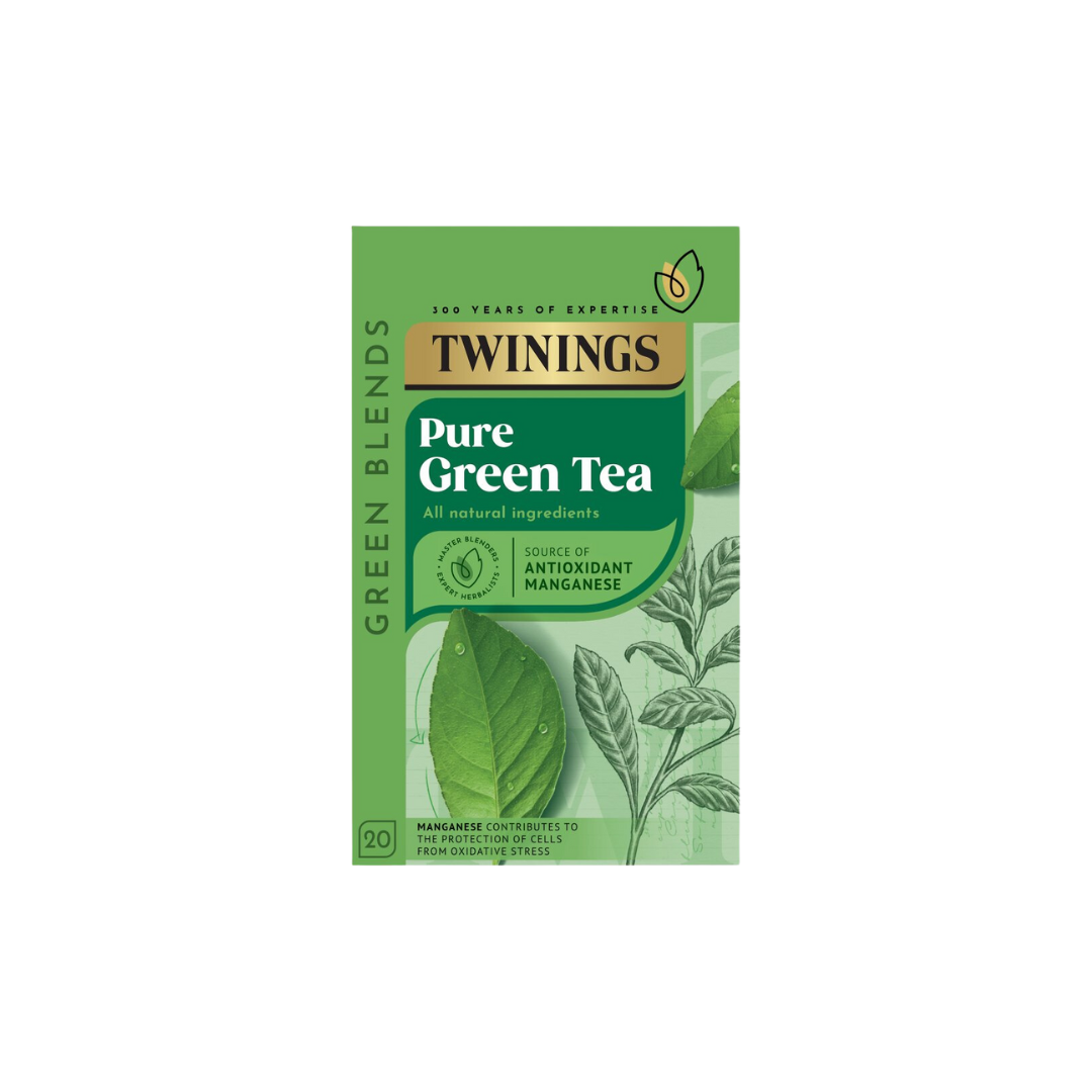 Twinings Pure Green Tea 20 Single Tea Bags 50g