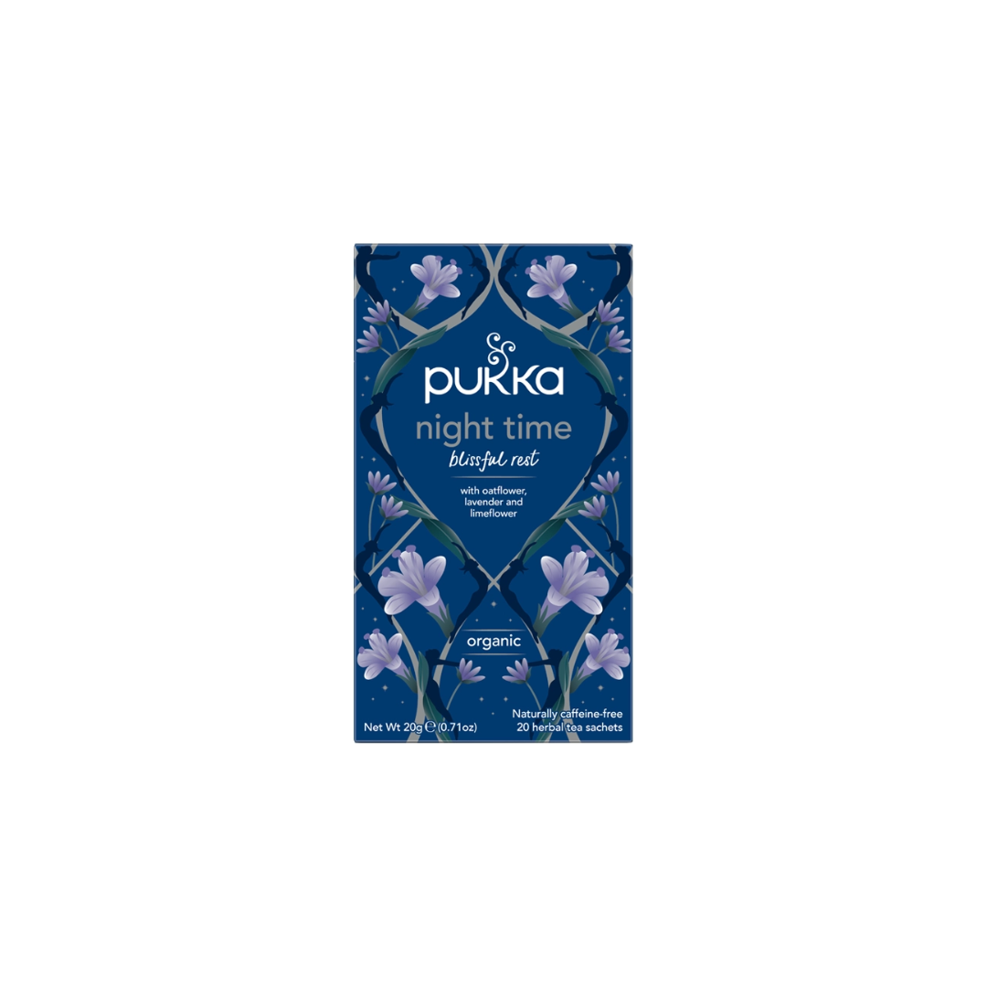 Pukka Organic Night Time 20 Herbal Tea Sachets 20g