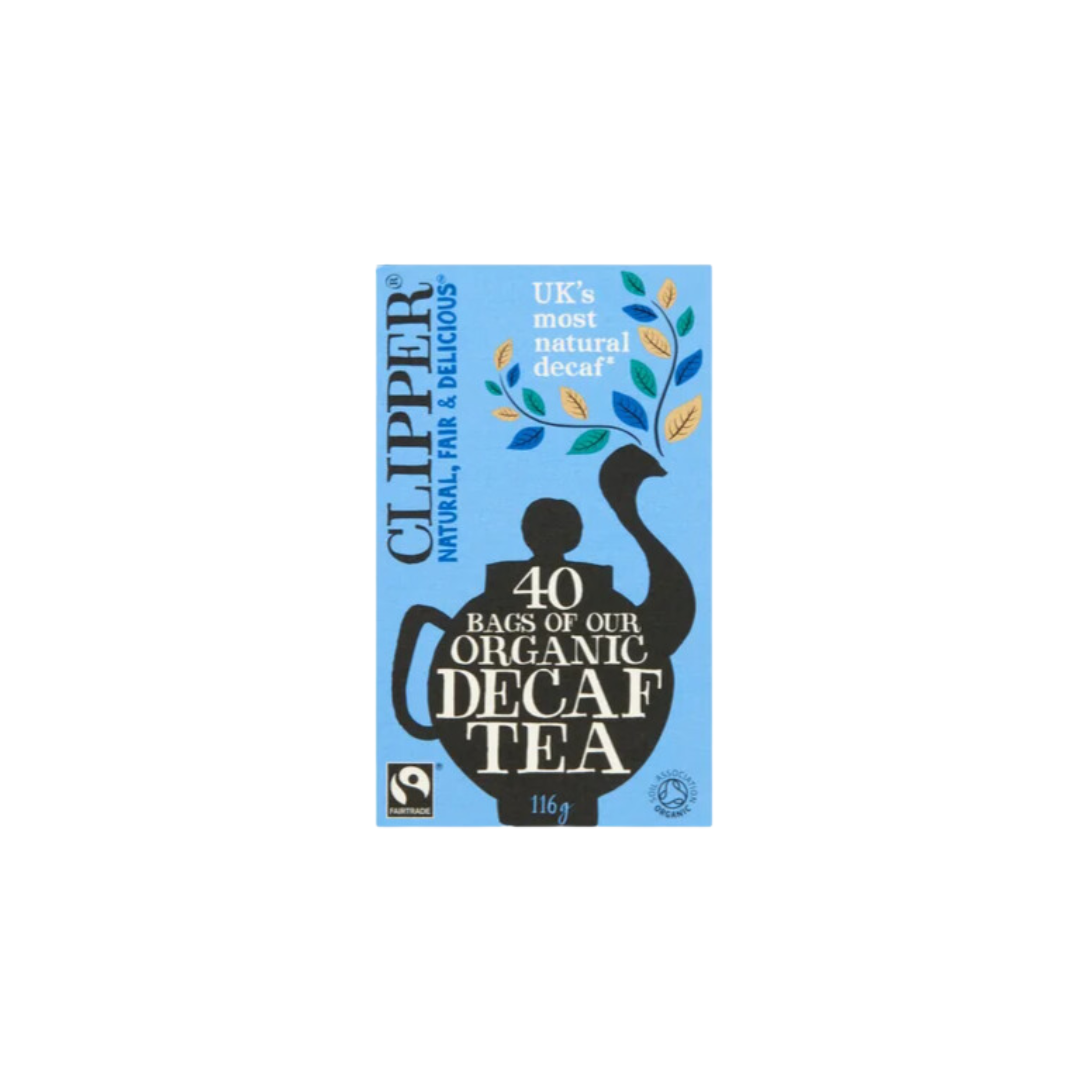 Clipper Fairtrade Organic Decaf 40 Teabags 116g