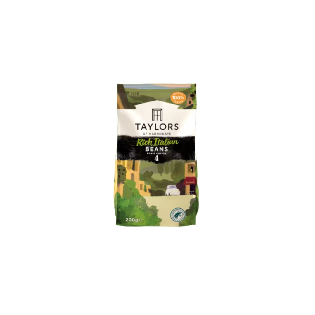 Taylors of Harrogate Rich Italian Beans Roast Coffee 200g