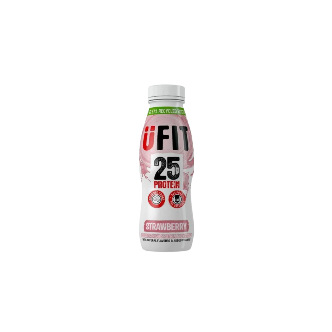 ÜFIT Strawberry Flavour High Protein Milkshake 330ml