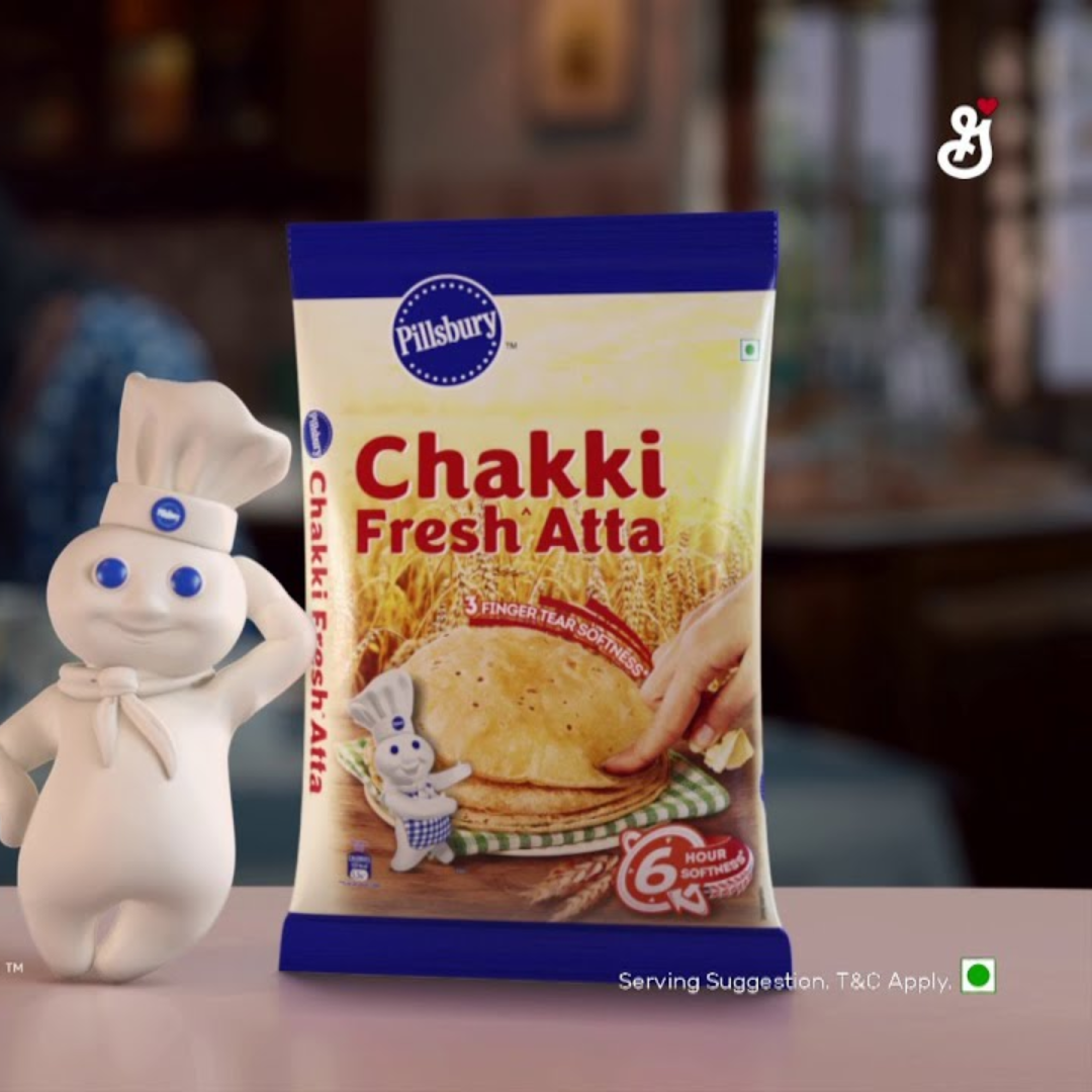 Chakki Fresh Atta (10 kg) - 100% Pure Whole Wheat Flour for Healthy Cooking
