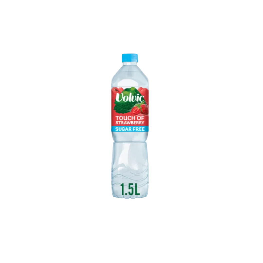 Volvic Touch of Fruit Sugar Free Strawberry Natural Flavoured Water 1.5L