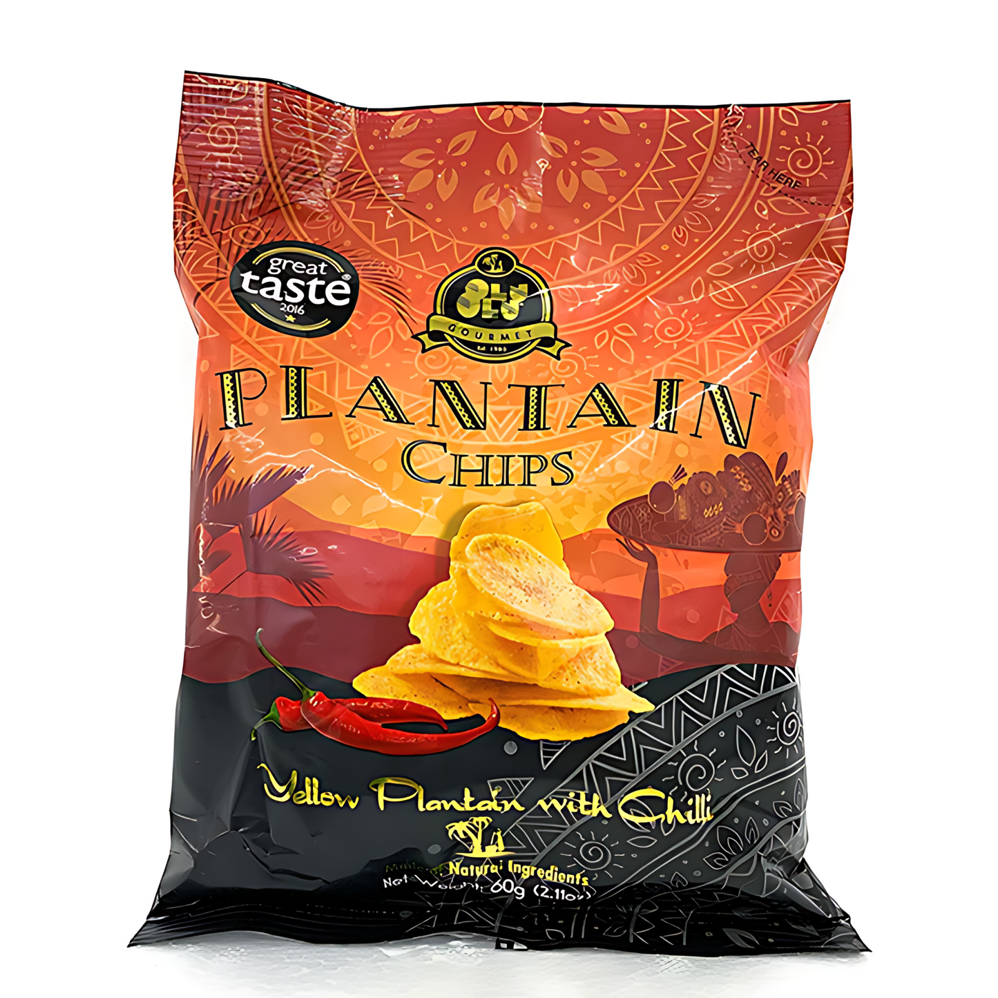 Olu Olu Plantain Chips Chilli