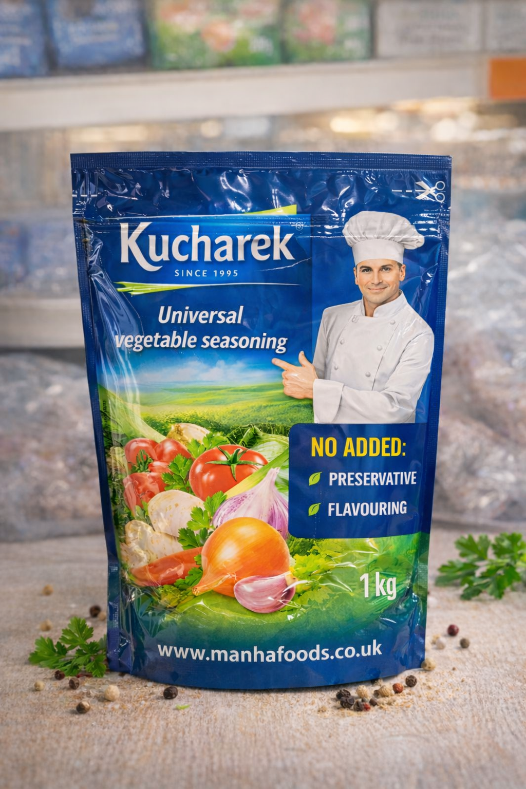 Kucharek Universal Vegetable Seasoning 200g/1 KG