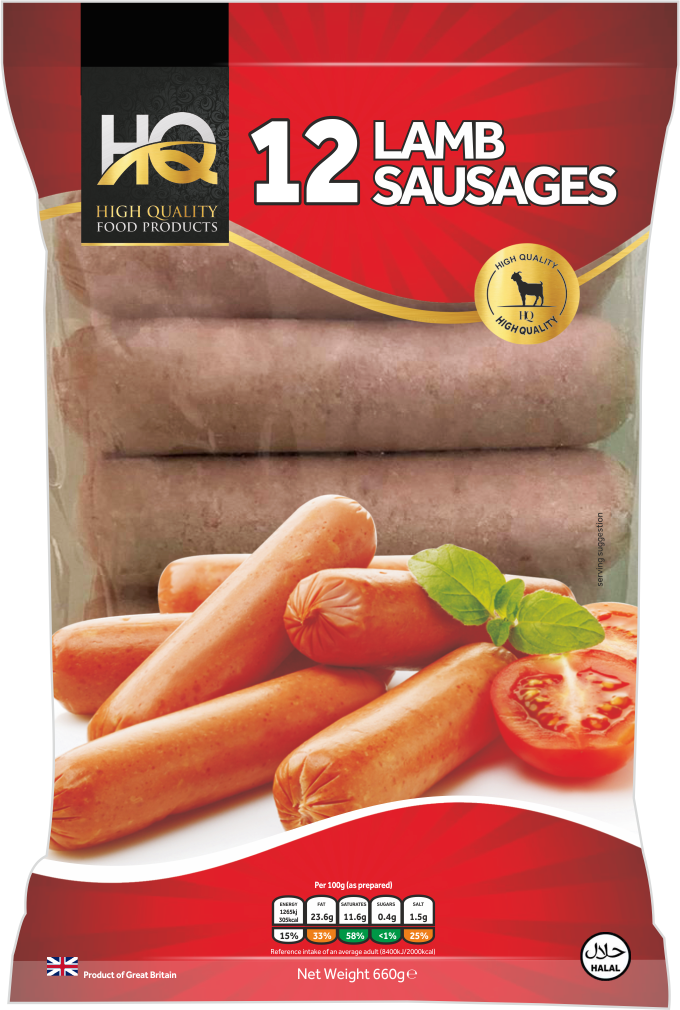 Lamb Sausages (12 pieces)