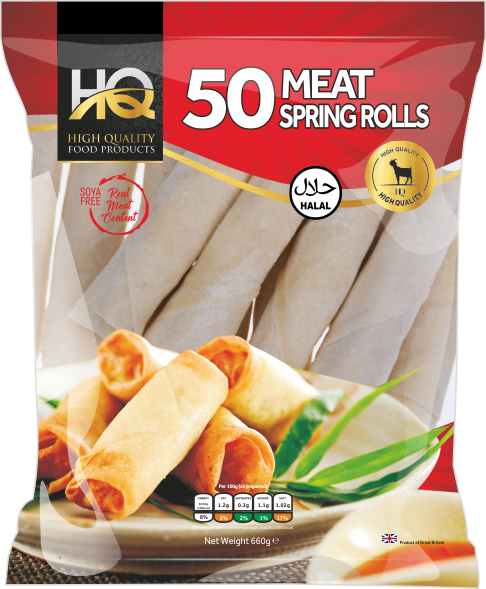 Meat Spring Rolls (50 pieces)