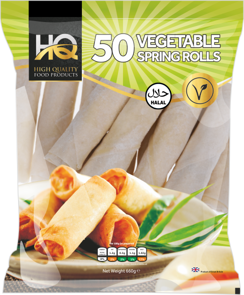 Vegetable Spring Rolls (50 pieces)
