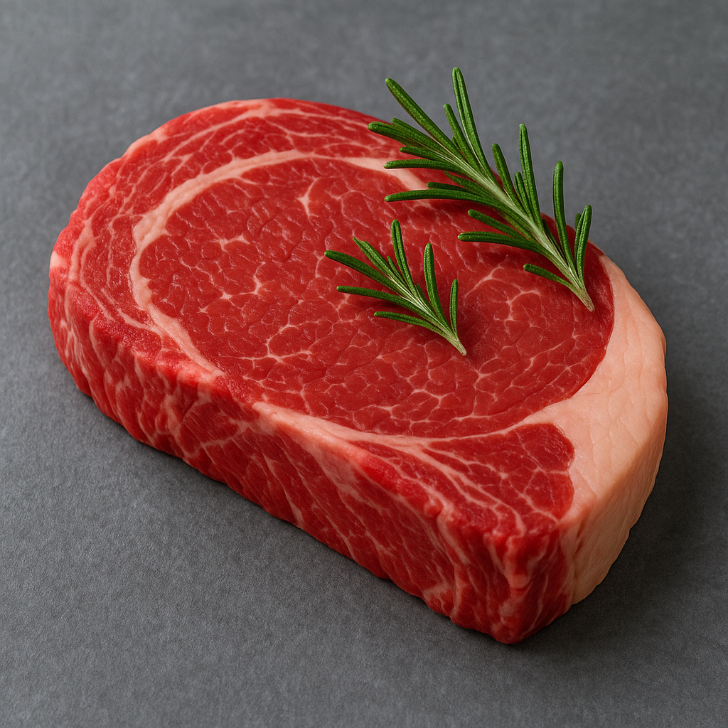 Angus Grass-Fed Beef Ribeye Steak 1kg