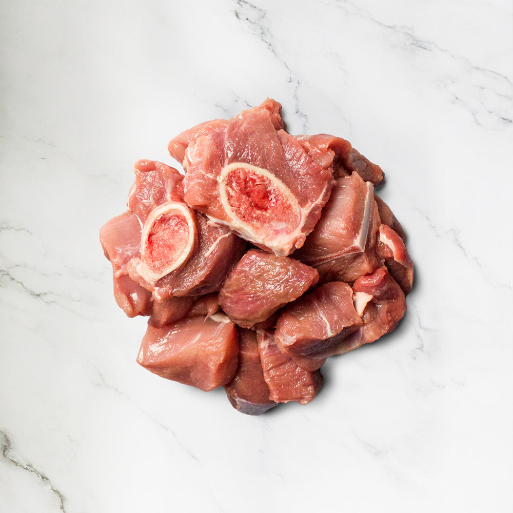 Lamb Shoulder Diced (With Bone) 1 kg