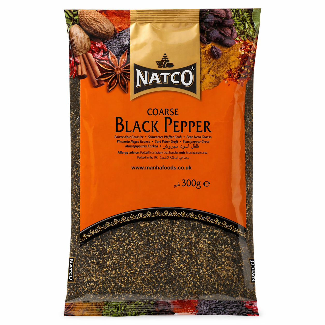 Natco Coarse Black Pepper 300g