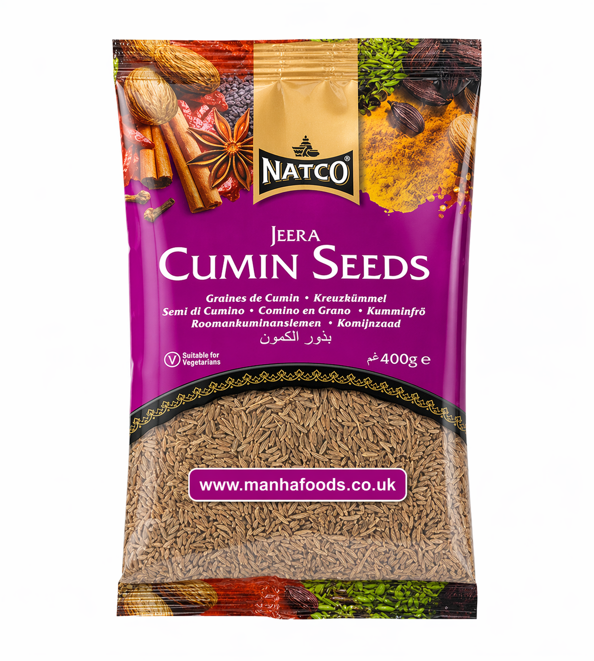 Natco Whole Cumin Seeds (Jeera) 400g