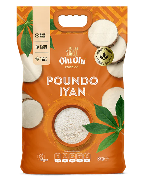 Olu Olu Pounded yam ( iyan) 8kg