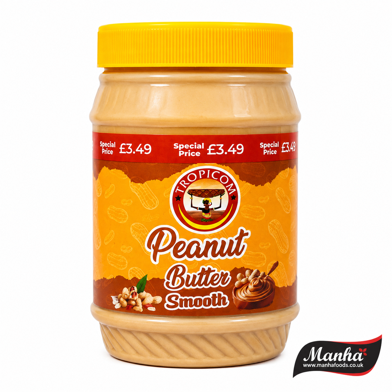 Tropicom Smooth Peanut Butter | Creamy Peanut Spread