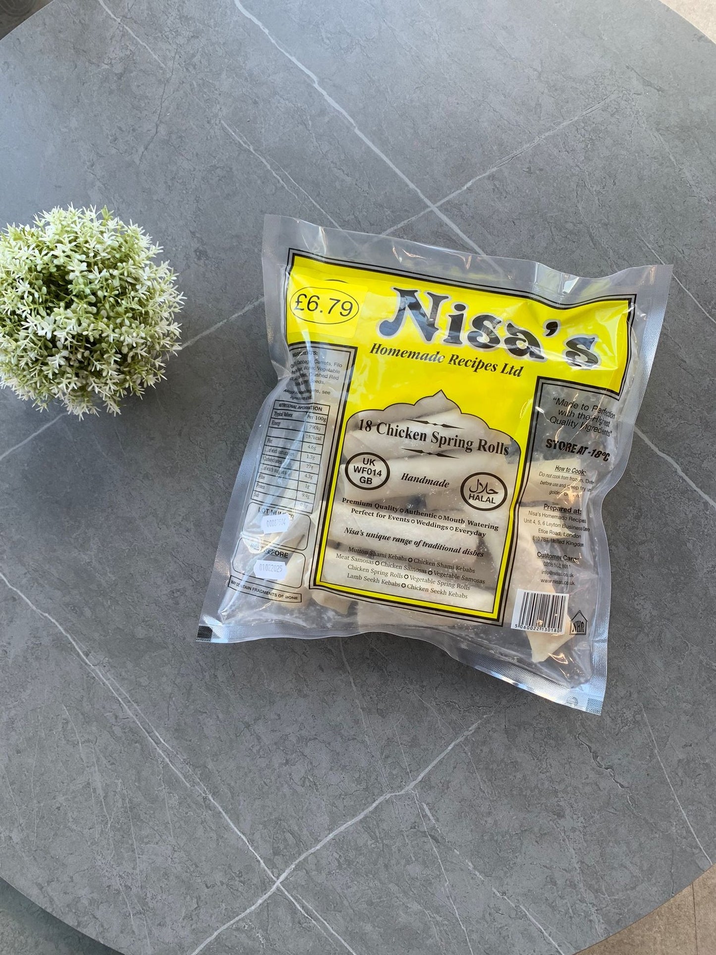 Chicken Spring Rolls (18 pieces)