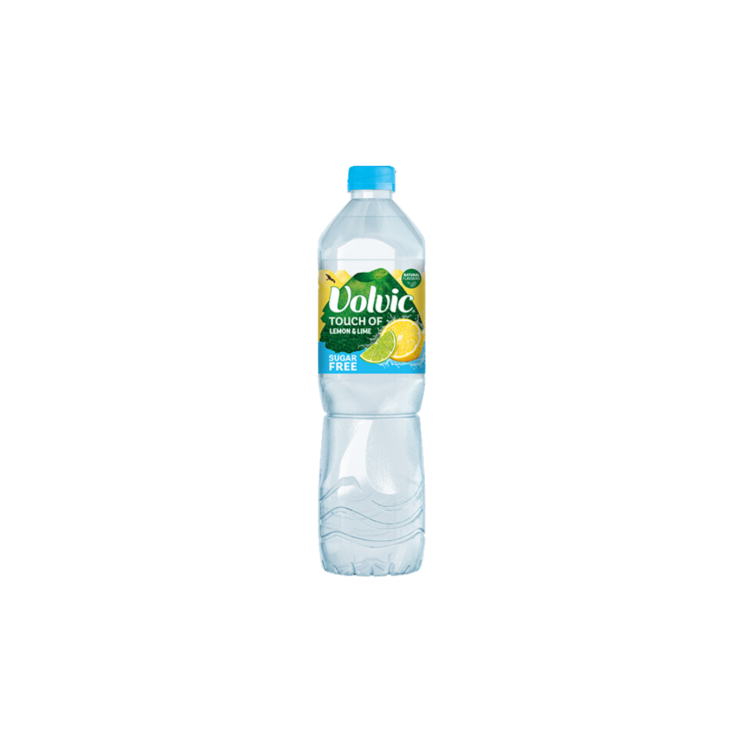 Volvic Touch of Fruit Sugar Free Lemon & Lime Natural Flavoured Water 1.5L