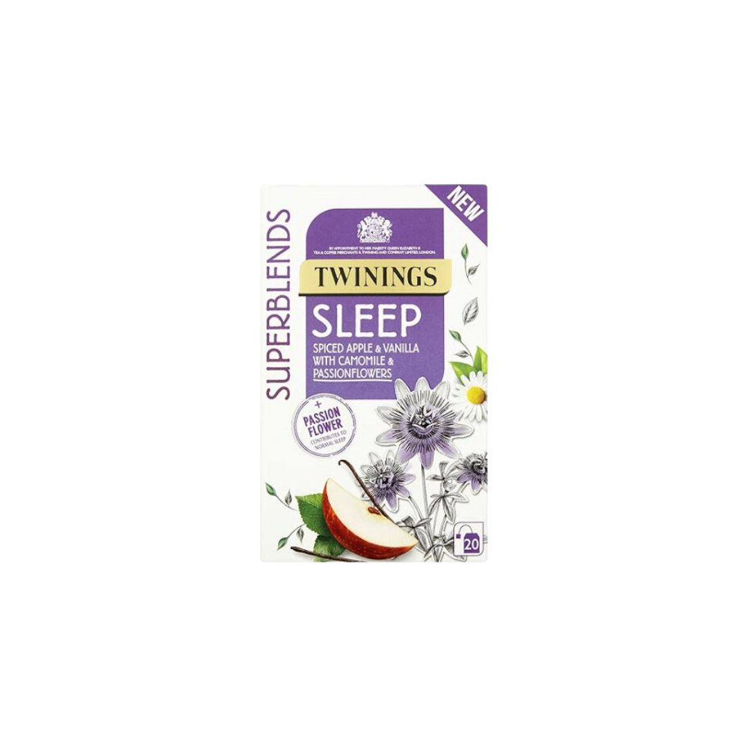 Twinings 20 Superblends Sleep Spiced Apple & Vanilla with Camomile & Passionflowers 30g