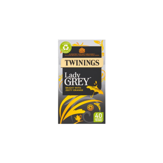 Twinings Lady Grey 40 Plant-Based Tea Bags 100g