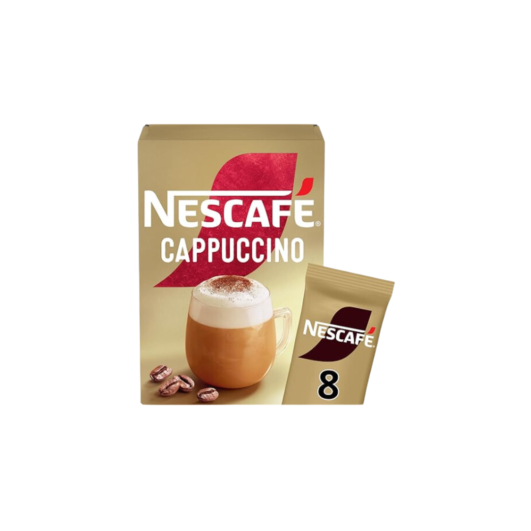 Nescafe Gold Cappuccino Instant Coffee 8 x 15.5g Sachets