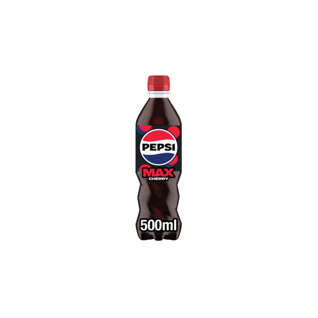 Pepsi Max Cherry No Sugar Cola 500ml