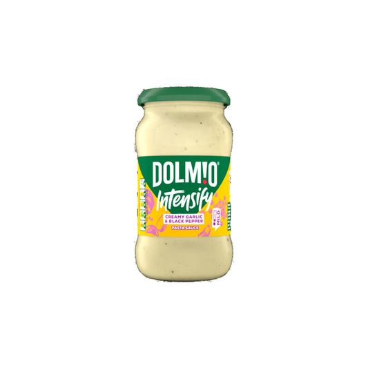 Dolmio Intensify Mild Creamy Garlic & Black Pepper Pasta Sauce 390g