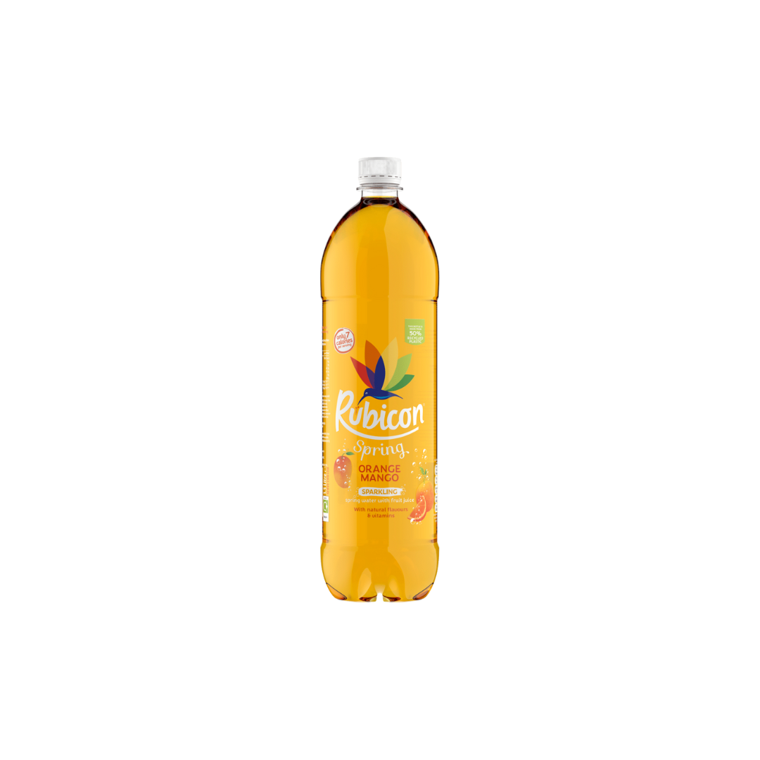 Rubicon Spring Orange Mango Flavoured Sparkling Spring Water 1.5L