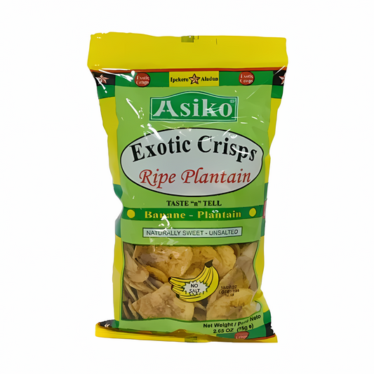 Asiko Plantain Crisps Sweet