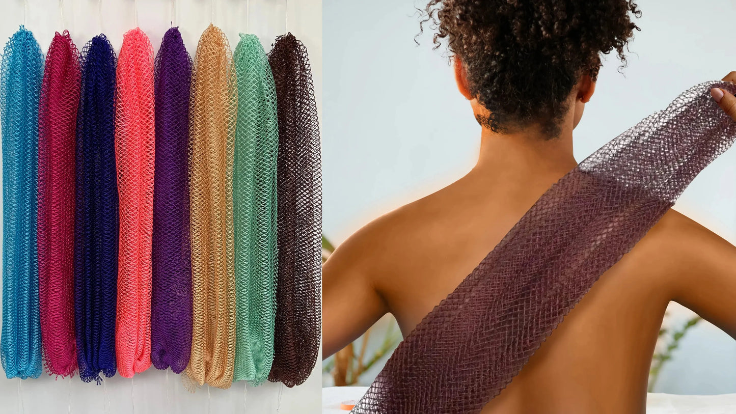 African Net Sponge – Exfoliating Body Scrubber