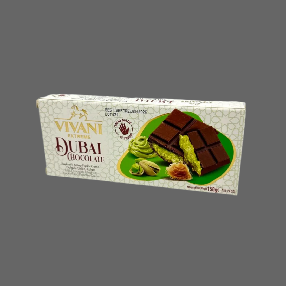 VIVANI EXTREME DUBAI CHOCOLATE BAR 