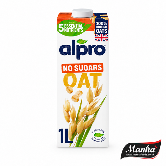 Alpro No Sugars Oat Drink 1L | Dairy Free Plant-Based Oat Milk | Unsweetened Vegan Drink