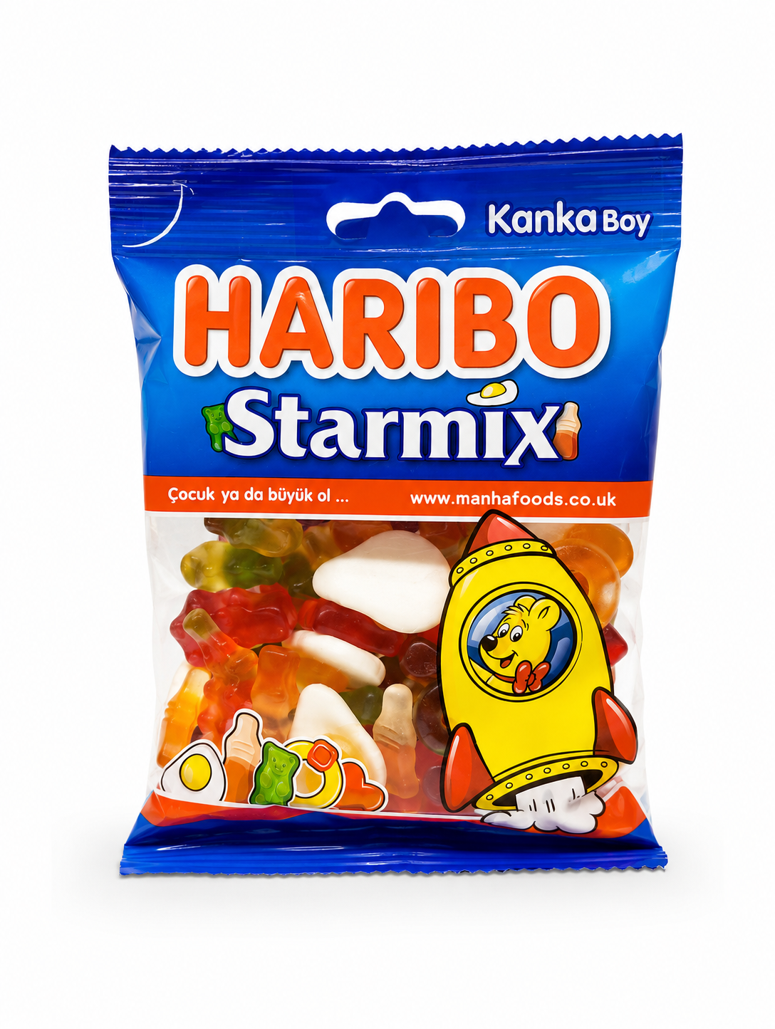 Haribo Starmix Fruit & Foam Gummy Sweets 80g