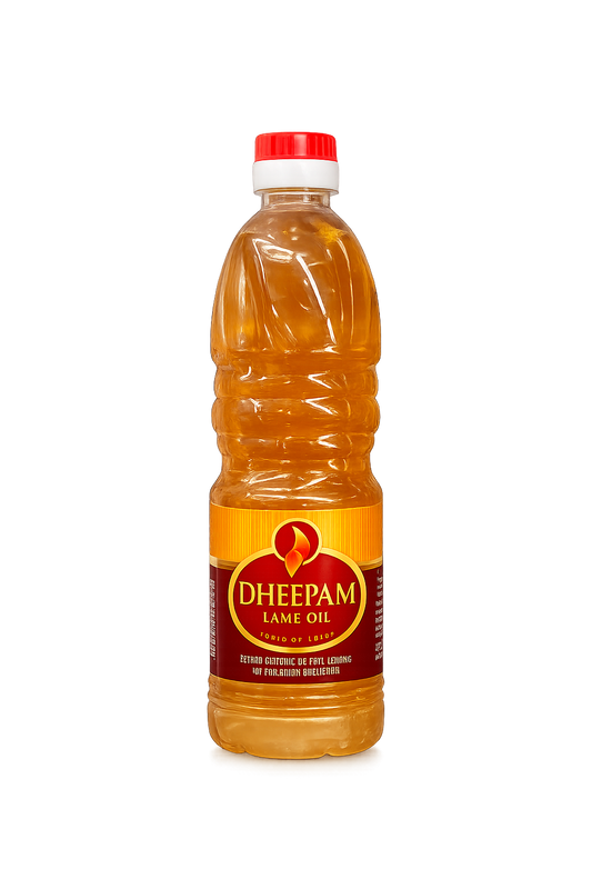 Dheepam Lamp Oil 500ml | Premium Blended Lamp Oil for Traditional Oil Lamps | Manha Foods UK
