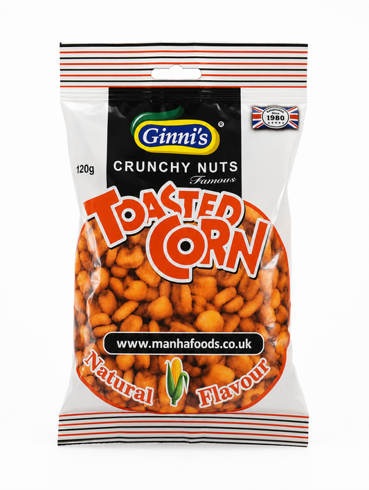 Ginni's Crunchy Nuts Toasted Corn 120g