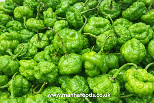 Green Scotch Bonnet Peppers 1kg