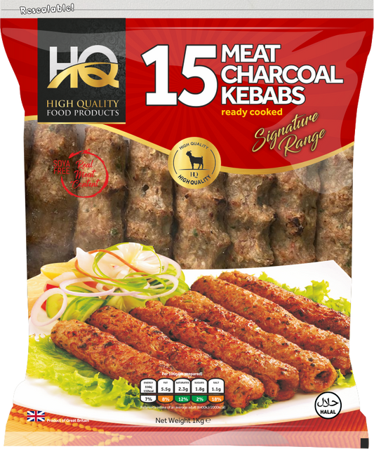 Meat Charcoal Kebabs (15 pieces)