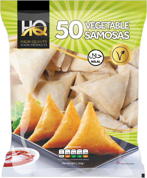 Vegetable Samosa (50 pieces)