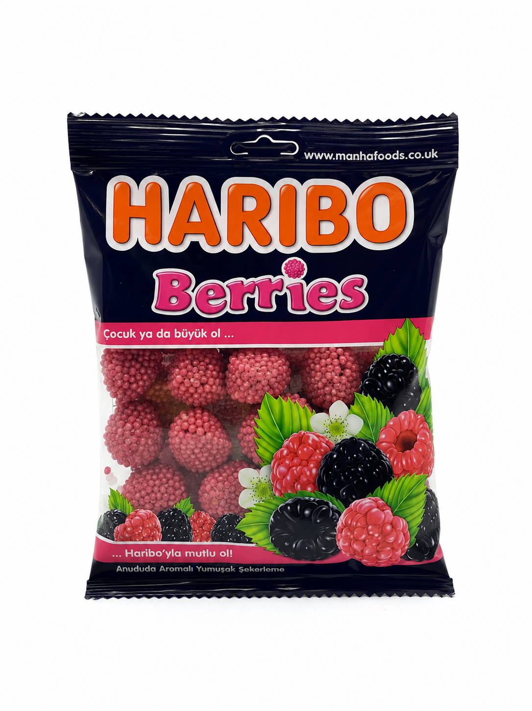 Haribo Berries Soft Gummy Candy 80g