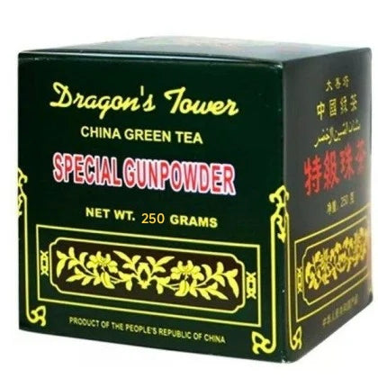 Dragon's Tower Special Gunpowder Green Tea Premium Quality 200g