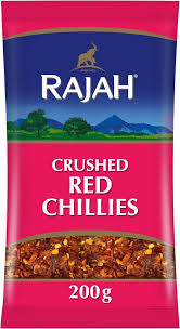 Rajah Crushed Chillies ( Chilli Flakes ) 200g