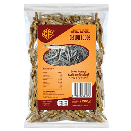 Dried sprats 200g