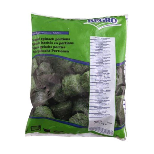 Bergo Chopped Spinach Portions 1000g
