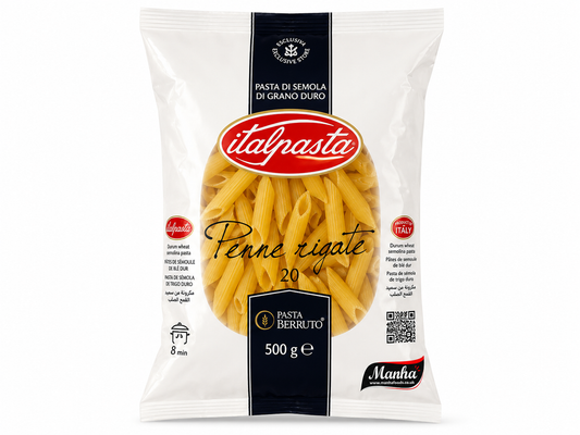 Italpasta Penne Rigate No.20 Pasta 500g – Premium Italian Durum Wheat Pasta