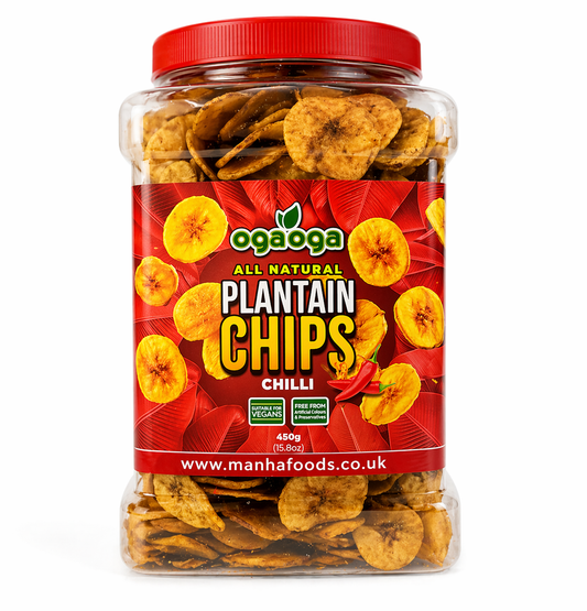 OgaOga Chilli Plantain Chips 450g