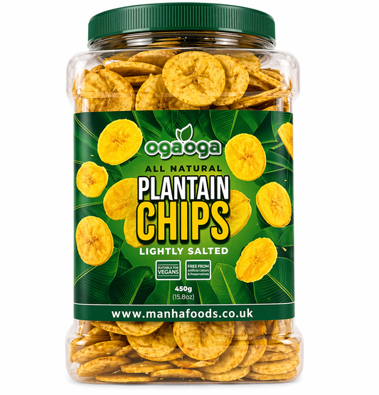 OgaOga Lightly Salted Plantain Chips 450g