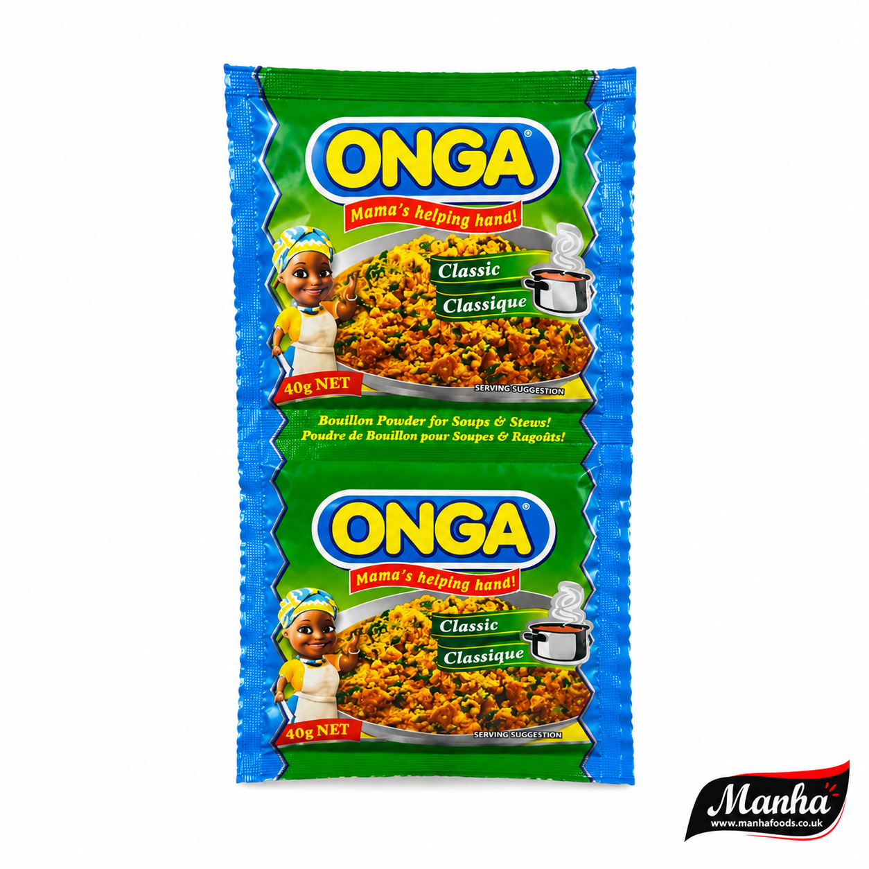Onga Classic Bouillon Powder 40g | African Seasoning | Manha Foods
