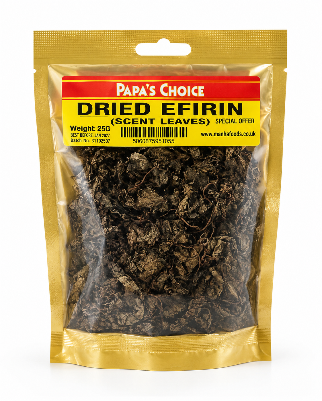 Papa’s Choice Dried Efirin (Scent Leaves) 25g