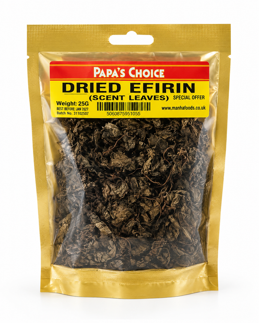 Papa’s Choice Dried Efirin (Scent Leaves) 25g