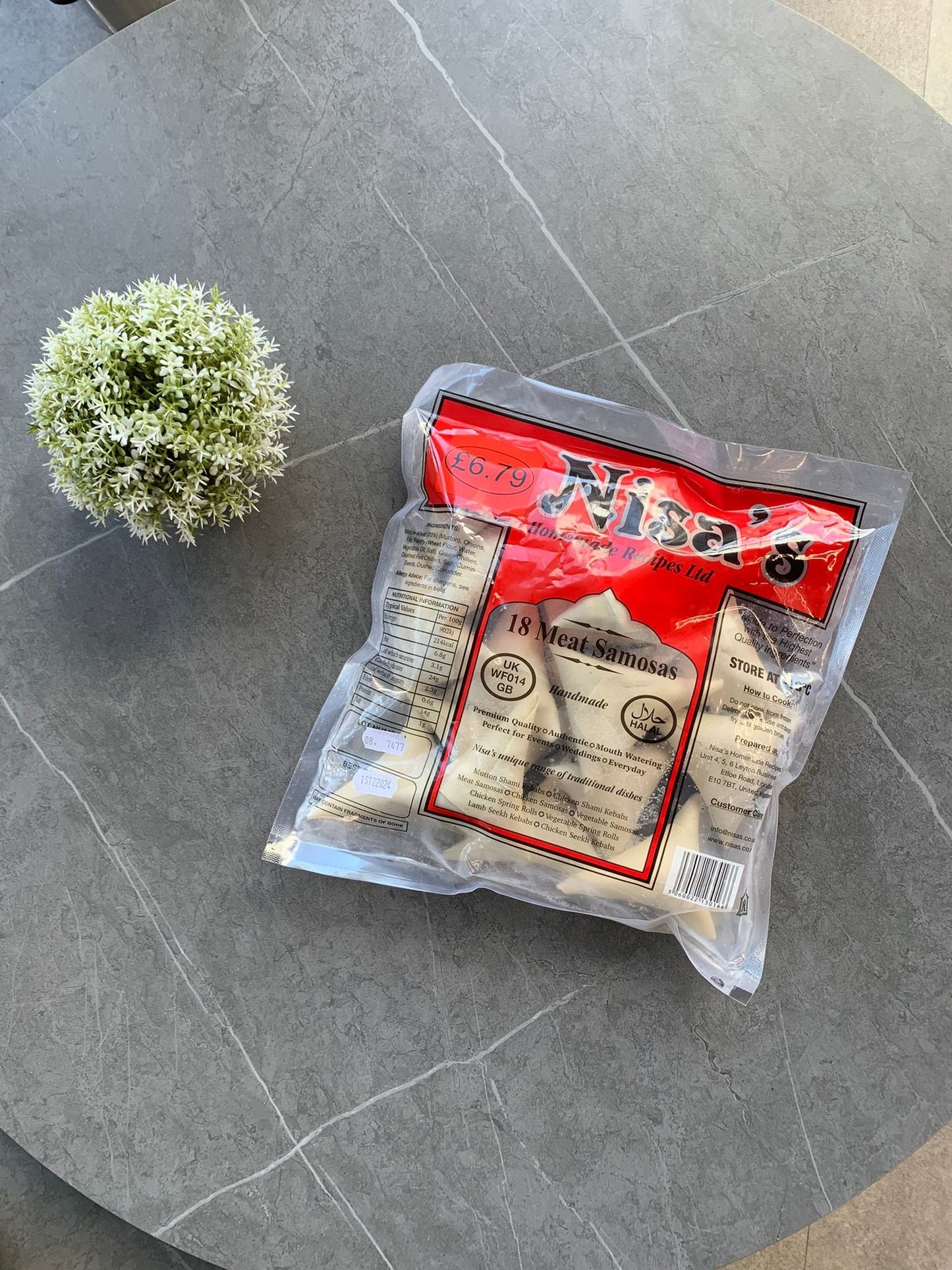 Meat Samosa (18 pieces)