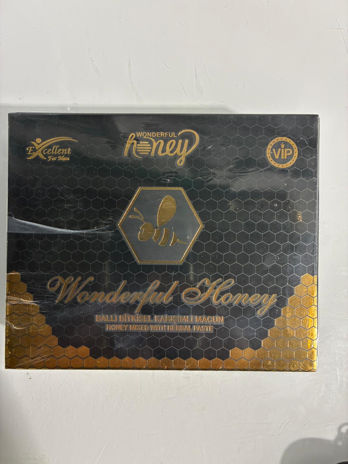 Wonderful Honey – Premium Herbal Honey Sachets (Box of 12 sachets)