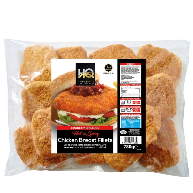 Hot N Spicy Chicken Breast Fillets 780g